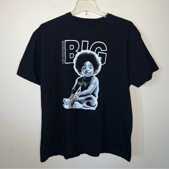 Notorious B.I.G. Biggie Smalls Graphic T-shirt Men’s Black and White Size 2XL - Picture 5 of 5